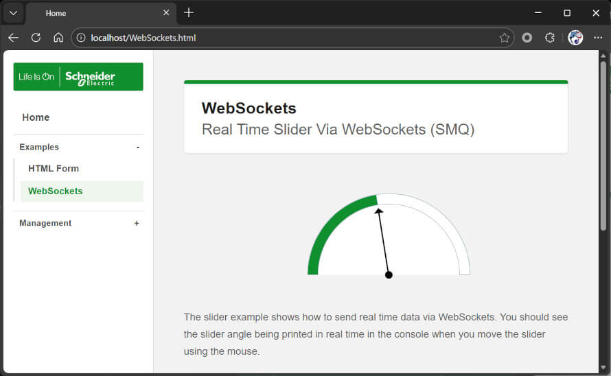  AI-generated Schneider Electric Embedded Web Server Interface